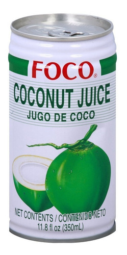 Imagen 2 de 2 de Bebida Foco Coco 12pzas De 350ml ¡remate! Caducidad Vencida