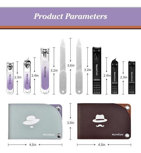Kit De Manicura Y Cortaúñas Para Uñas De Los Pies: Cuidado P