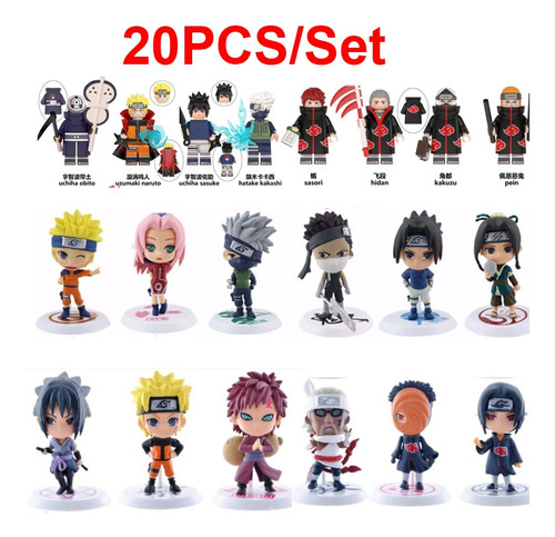 Figura De Colección Naruto Shipudden De Funko Pop, 20 Piezas