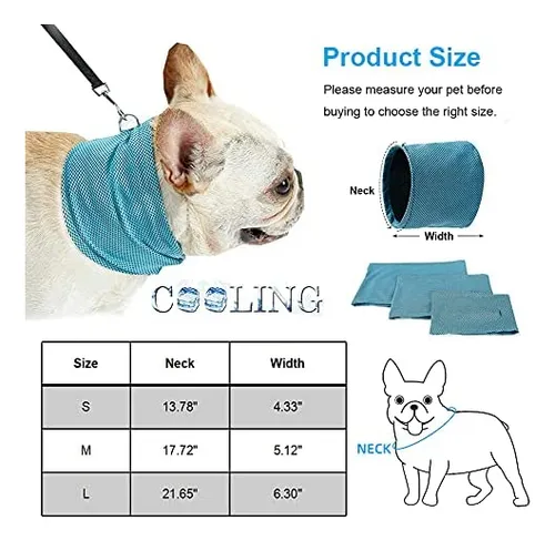 Pañuelo De Refrigeración Instantánea Para Perros, Bufanda