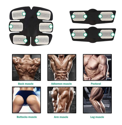 Ems Estimulador Muscular Elétrico Choque Emagrecimento Corpo