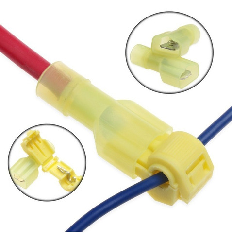 Conector Snap Amarillo 20a Máx. Empalme Rápido Vshop