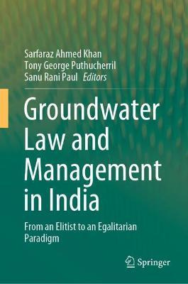 Libro Groundwater Law And Management In India : From An E...