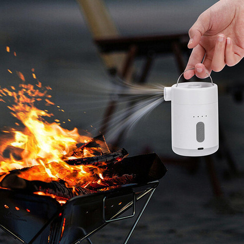 Bomba De Aire Portátil Recargable Para Camas Inflables Y