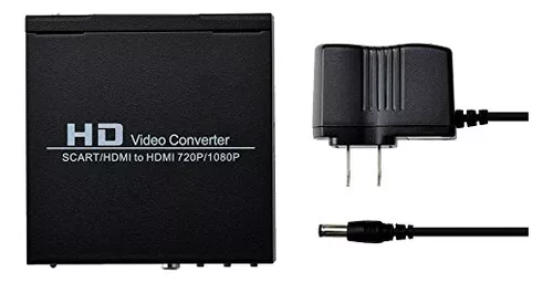 Convertidor Scart Hdmi A Hdmi 1080p - Audio Coaxial 