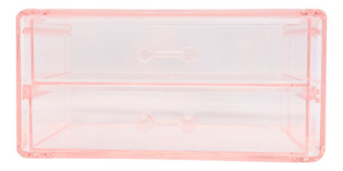 Miniso Caja De Almacenamiento Con Cajón Plástico Coral 18.8x