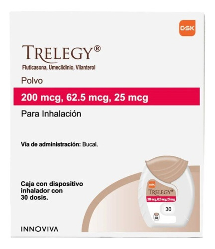 Trelegy 30 Dosis 200/62.5/25mcg