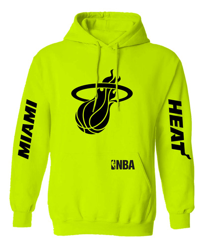 Sudadera Modelo Nba Miami Heat Neon