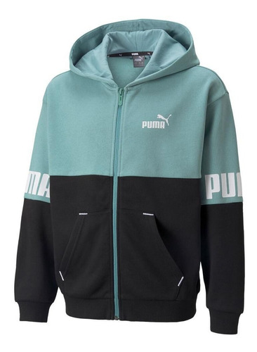 Poleron Niño Puma Power Full Zip Tr B