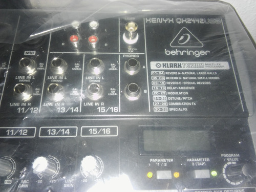 Behringer Xenyx Qx2442 Usb Consola Mixer 16canales Fx Tv