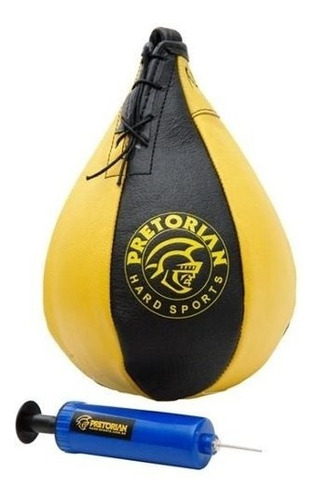 Punching Ball Pretorian Couro Profissional Com Bomba - Boxe