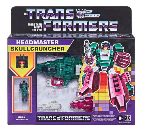 Transformers Retro G1 Headmaster Skullcruncher