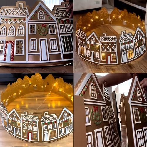 Base De Led Para Árvore De Natal E Decoração De Biscoito