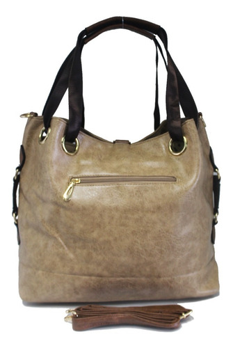 Bolsa Feminina Grande Ombro Lançamento Couro Pronta Entrega