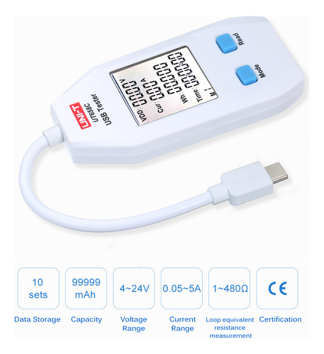 Monitor De Tensão Atual Medidor De Energia Usb Lcd Usb Teste