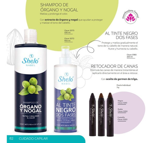 Retocador De Canas (castaño) Shelo Nabel® 3grs. 2 Pieza