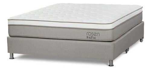 Cama Box Tarima Path Grey Queen 160 X 200 Cm Rosen