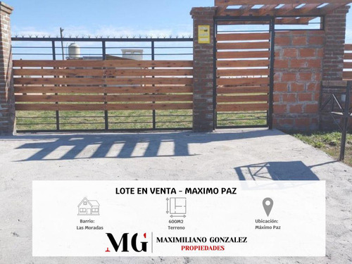 Lote En Venta En Maximo Paz