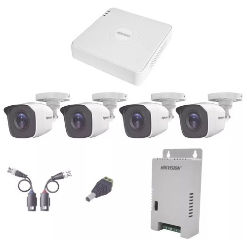 Kit Turbohd 1080 Lite / Dvr 4 Canales / 4 Cámaras Bala (exte