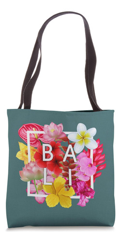 Flores De Bali Word Art - Recuerdo De Bali Indonesia Bolsa D