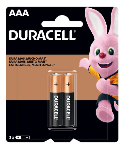 Pilas Duracell Aaa X 2 Blister Alcalina