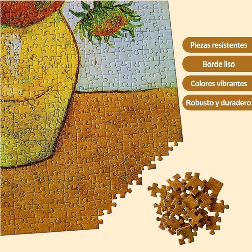 Rompecabeza Puzzle Cresko Girasole Van Gogh Arte