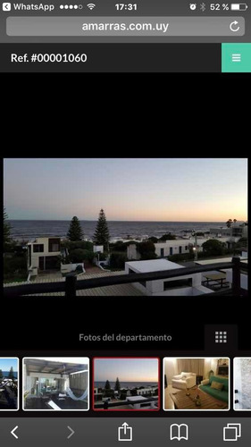 Imagen 7 de 14 de Depto 4 Dormitorios Tipo Casa Frente Al Mar. Vista Unica.