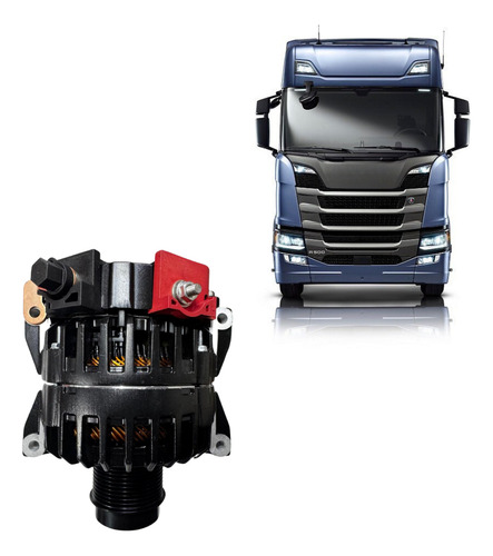 Alternador Compativel Com Scania Xt Onibus 24v 150a 2470900