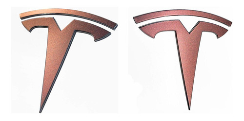 Enura De Calcomanías Logotipo Tesla Model 3 Juego De 2...