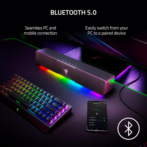 Barra De Sonido Razer Leviathan V2 X, Rgb, Usb-c, Negro