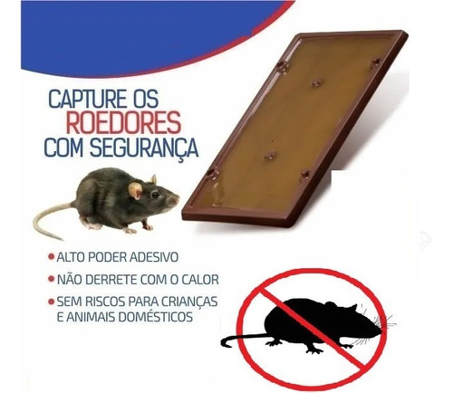 2 Armadilha Sem Veneno Placa De Cola Para Camundongos Ratos