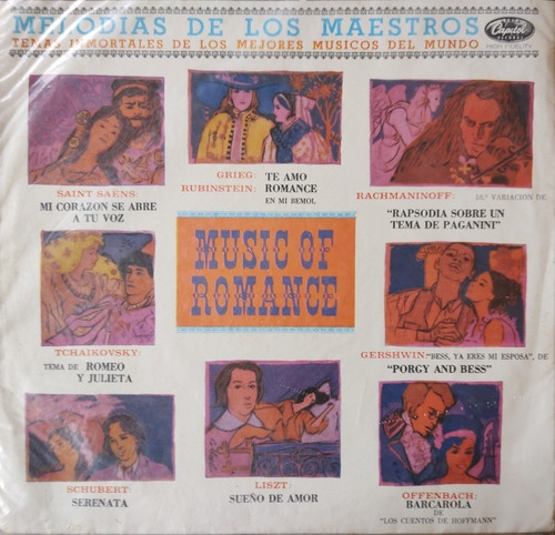 Vinilo Lp De Melodias De Los Maestros (xx1026