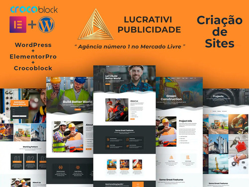 Criação De Site + Logomarca +identidade Visual+redes Sociais