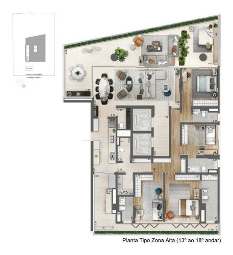 Imagem 17 de 23 de Apartamento À Venda No Bairro Jardim Paulista - São Paulo/sp - O-4229-11278