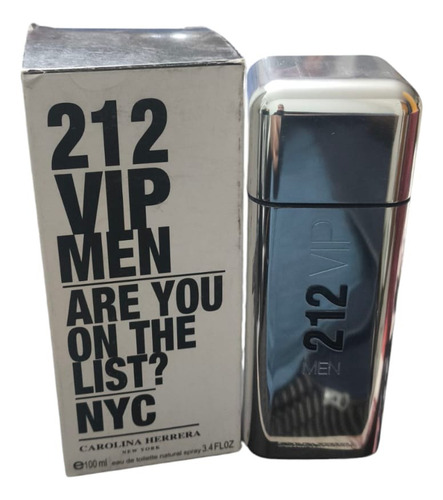 Carolina Herrera 212 Vip Men Edt 100ml Hombre Caja Blanca