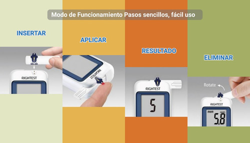 Glucometro Rightest Medidor Glucosa Bionime+lancetas+tirasr+