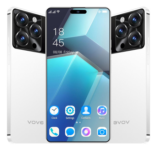 Teléfono Android I15 Promax,blanco,16g+512gb Rom 6.75 Pulgadas Pantalla De Resolución 2k.dual Sim Genérica I15 Pro Max
