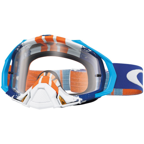 Goggles Oakley Mayhem Pro    Pinned Race Blue Orange - Clear