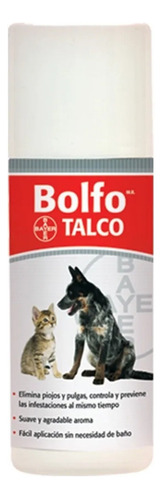 Talco antiparasitario para pulga Bayer Bolfo Talco para perro y gato