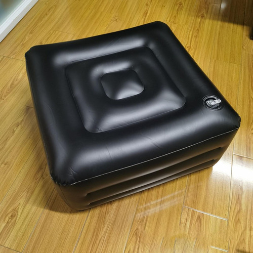 . Taburete Cuadrado Inflable Portátil For Silla, Taburete