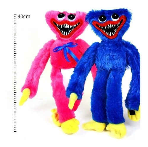Imagen 3 de 6 de Personaje Figura Acción Huggy Wuggy Kissy Missy