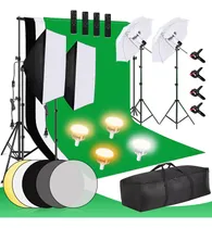 Comprar Kit De Iluminación Softbox Fotografia De Estudio Con Soporte