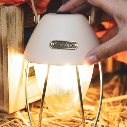 Linterna Led Recargable Para Acampar Con 3 Modos De Luz Para