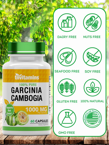 Suplemento De Vitaminas Y Extracto De Garcinia Cambogia 1000