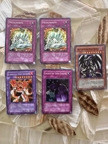 Metalmorph Yu-gi-oh! Red Eyes Black Dragon Lote Cartas