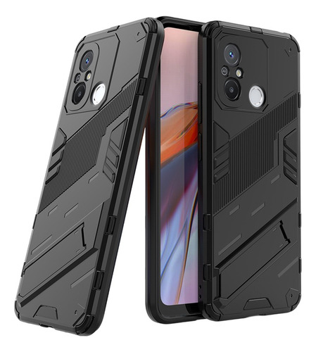 Funda Uso Rudo Case Pengke + Cristal Para Redmi 12c