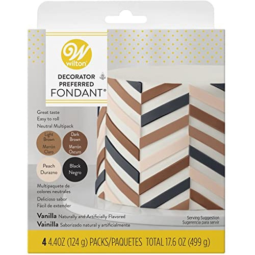 Decorador Wilton Prefirio Tono Natural Piel Fondant Glaseado