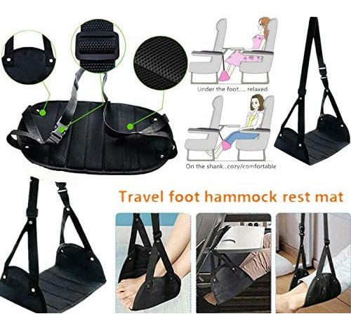Hamaca Para Reposapies De Avion, Accesorios De Viaje Port...