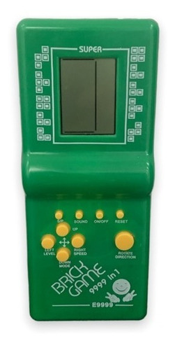 Consola Brick Game 9999 In 1 Standard  Color Verde
