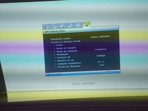 Projetor Digital Benq Wxga 3300 Ansi Mw529